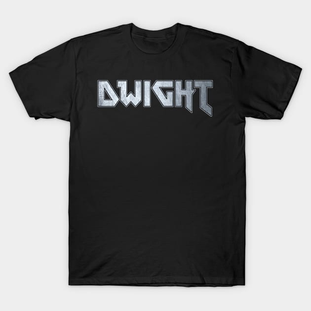 Heavy metal Dwight T-Shirt by KubikoBakhar